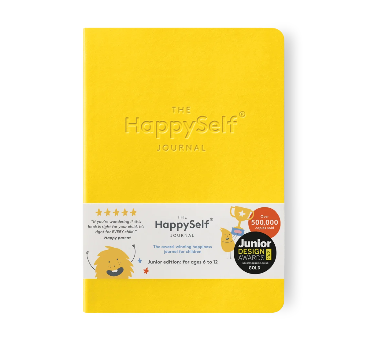 Front cover of the HappySelf Junior Journal